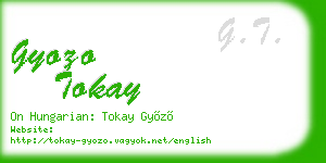 gyozo tokay business card